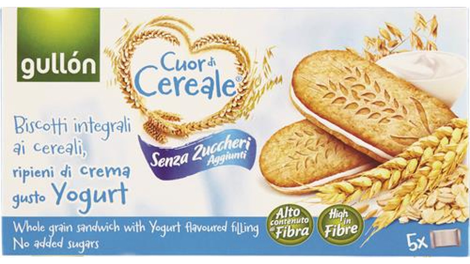 BARRETTE CUOR DI CEREALE YOGURT SENZA ZUCCHERI AGGIUNTI