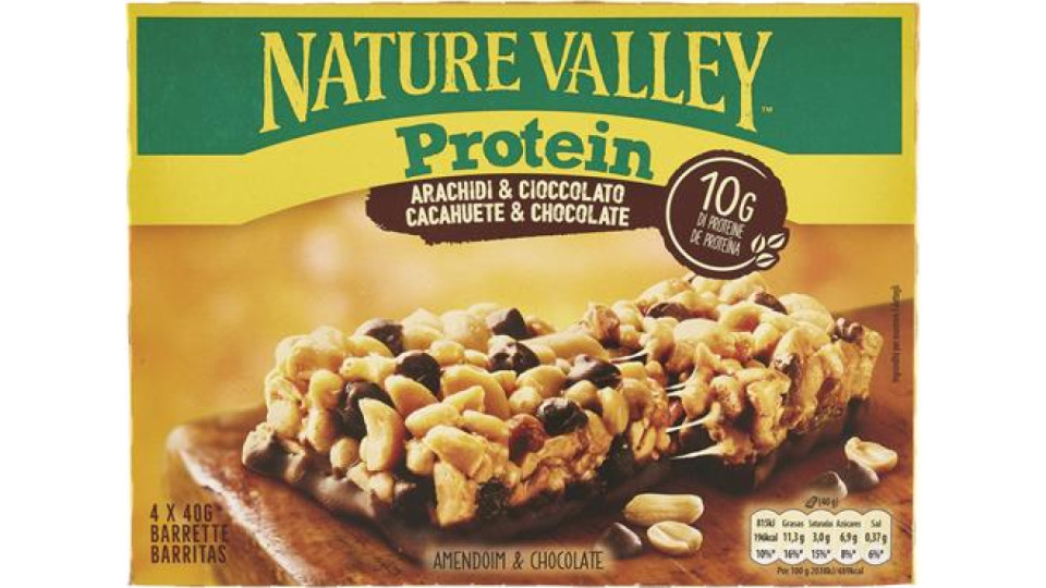 BARRETTE DI CEREALI PROTEIN PEANUT&CHOCO