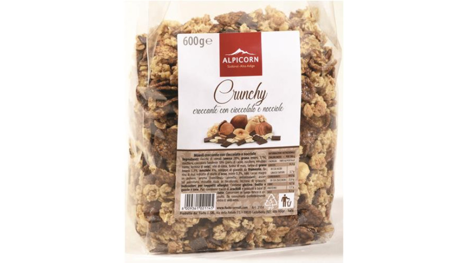 MUESLI CIOCCOLATO E NOCCIOLE