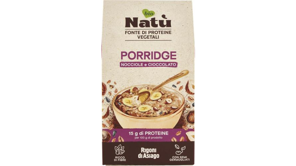 PORRIDGE BIO PROTEICO NOCCIOLE E CIOCCOLATO