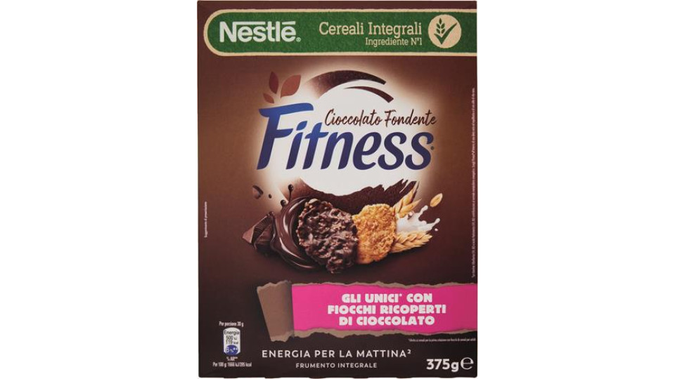 CEREALI INTEGRALI CON FIOCCHI AL CIOCCOLATO FONDENTE