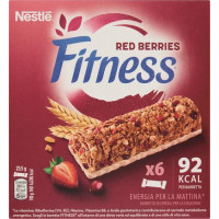 BARRETTE CEREALI INTEGRALI CON FRUTTI ROSSI 6X23,5G