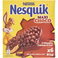 MAXI CHOCO BARRETTE CEREALI INTEGRALI CON CIOCCOLATO AL LATTE 6X25G