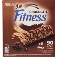 BARRETTE CEREALI INTEGRALI CON CIOCCOLATO FONDENTE 6X23,5G