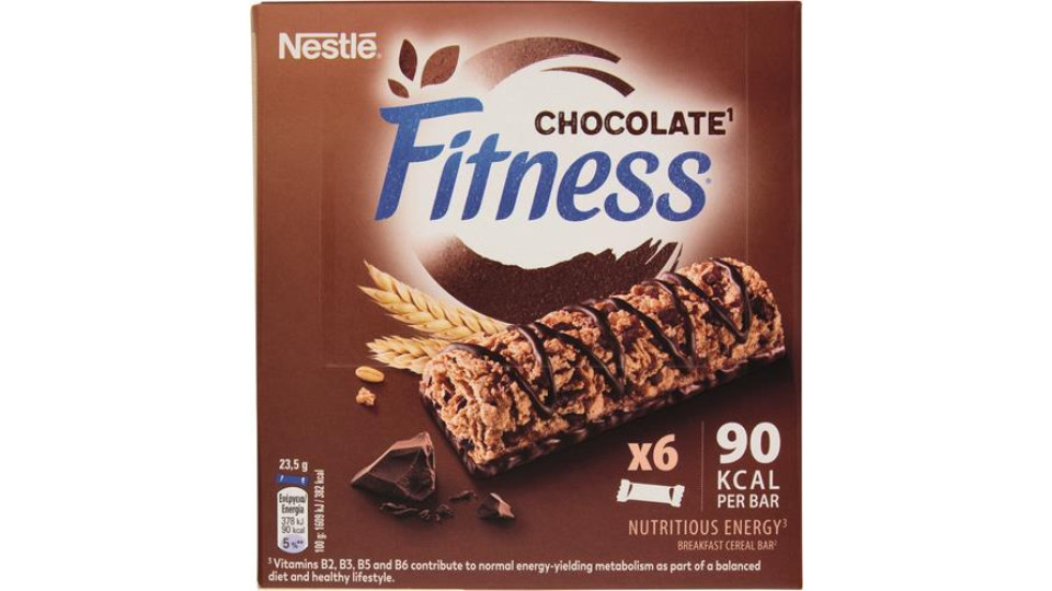 BARRETTE CEREALI INTEGRALI CON CIOCCOLATO FONDENTE 6X23,5G