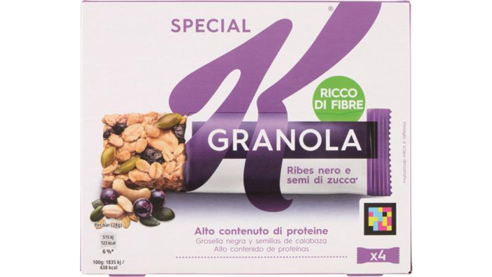SPECIAL K PROTEIN RIBES NERO E SEMI DI ZUCCA