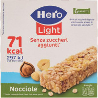 BARRETTE AI CEREALI LIGHT NOCCIOLA 6X20