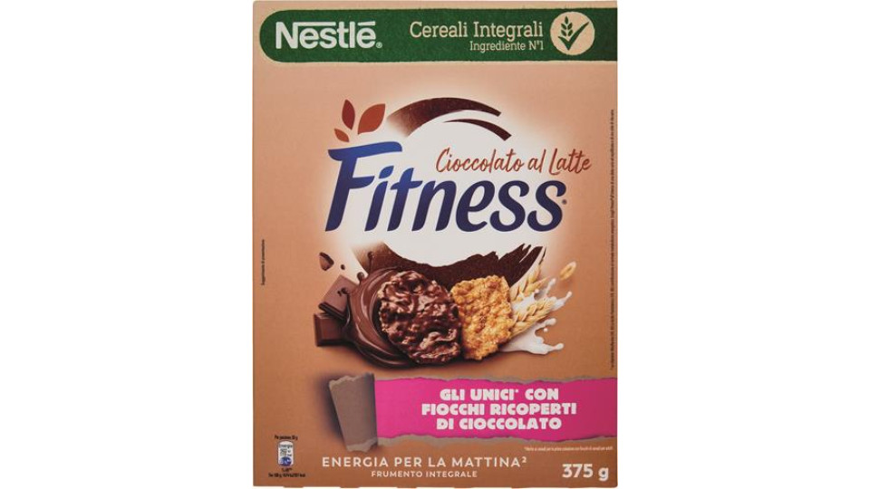 CEREALI INTEGRALI CON FIOCCHI AL CIOCCOLATO AL LATTE