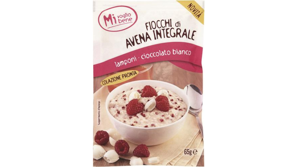 FIOCCHI DI AVENA LAMPONI E CIOCCOLATO BIANCO