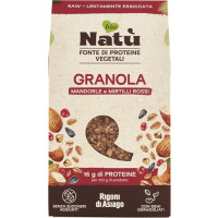 GRANOLA BIO PROTEICA MANDORLE E MIRTILLI ROSSI