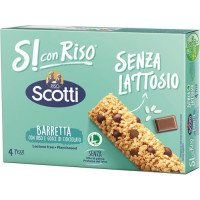 BARRETTE DI CEREALI CIOCCOLATO FONDENTE SENZA LATTOSIO