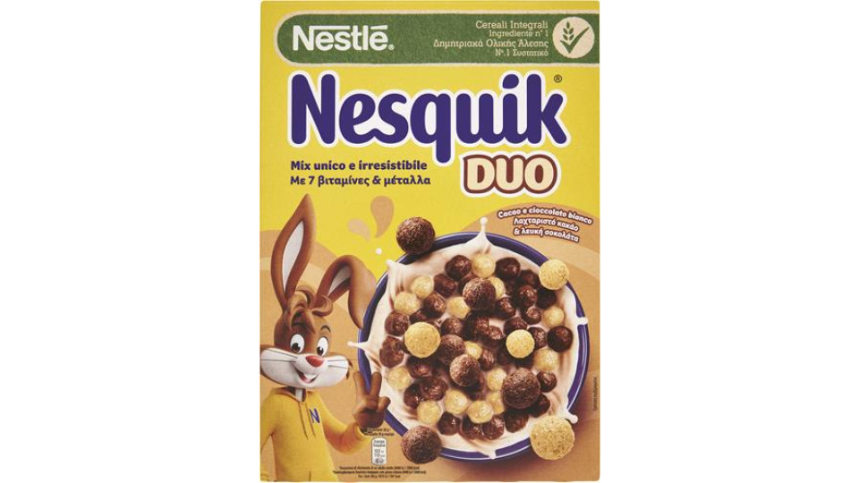 DUO PALLINE CON CEREALI INTEGRALI AL CACAO E CIOCCOLATO BIANCO