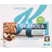 BARRETTE SPECIAL K PROTEIN CACAO E COCCO ANACARDI GR28X4