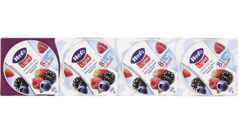 CONFETTURA LIGHT POKER FRUTTI DI BOSCO G20X4