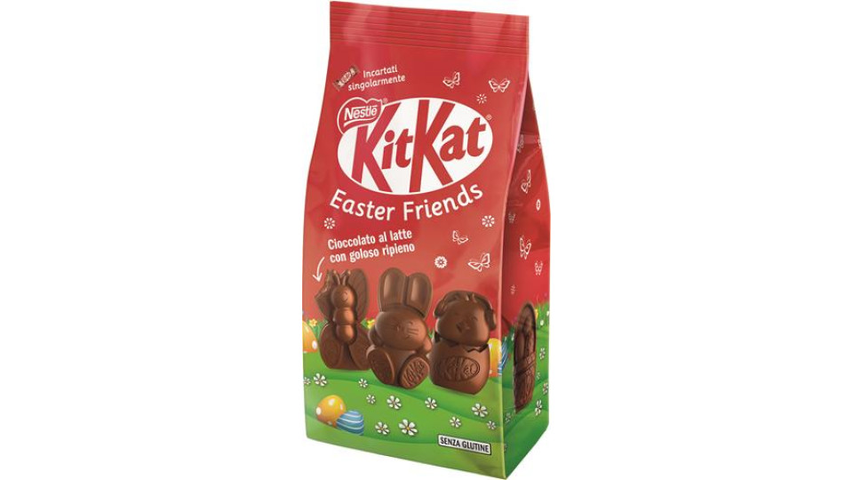 EASTER FRIENDS PERSONAGGI PASQUALI DI CIOCCOLATO AL LATTE SACCHETTO