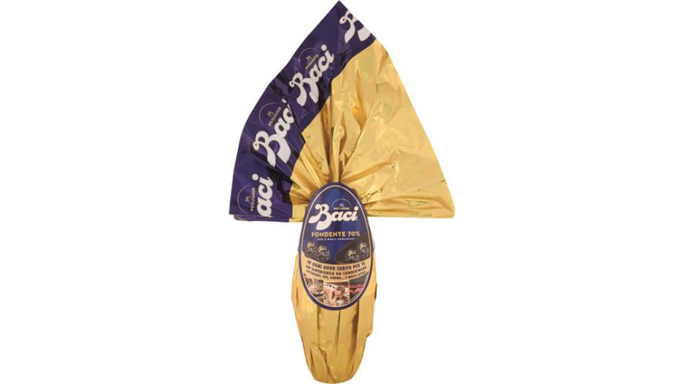 UOVO DI PASQUA CIOCCOLATO FONDENTE 70% CON SORPRESA E 4 CIOCCOLATINI