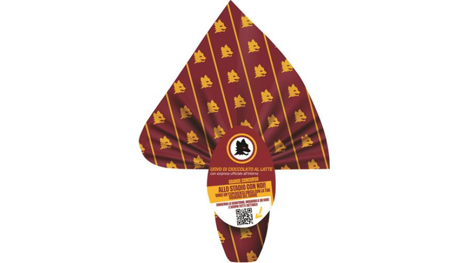 UOVO DI PASQUA AL LATTE SQUADRA UFFICIALE ROMA