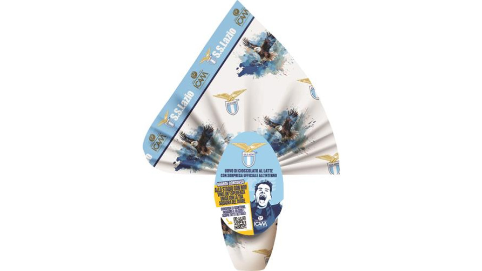 UOVO DI PASQUA AL LATTE SQUADRA UFFICIALE LAZIO