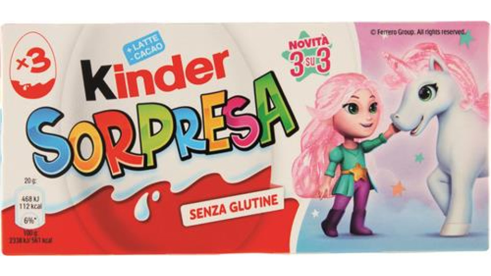KINDER SORPRESA TRIPACK LEI