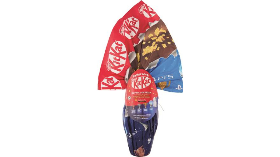UOVO DI PASQUA CIOCCOLATO AL LATTE CON WAFER, SORPRESA E 1 BUNNY