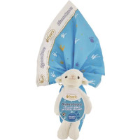 UOVO BIANCO CUORE PELOUCHE