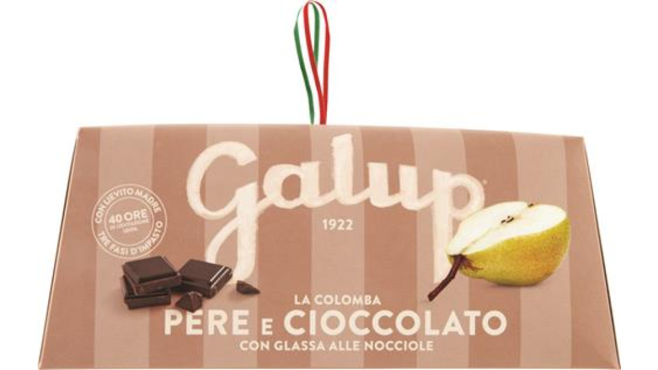 COLOMBA PERE E CIOCCOLATO
