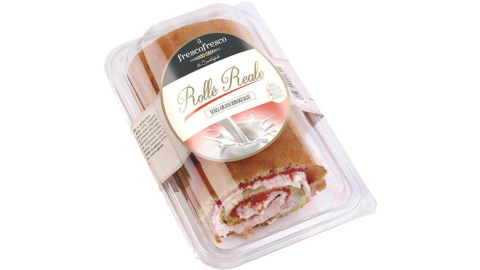 TORTA ROLLE REALE CON CREMA AL LATTE