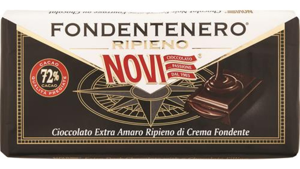 TAVOLETTA DI CIOCCOLATO FONDENTENERO RIPENO