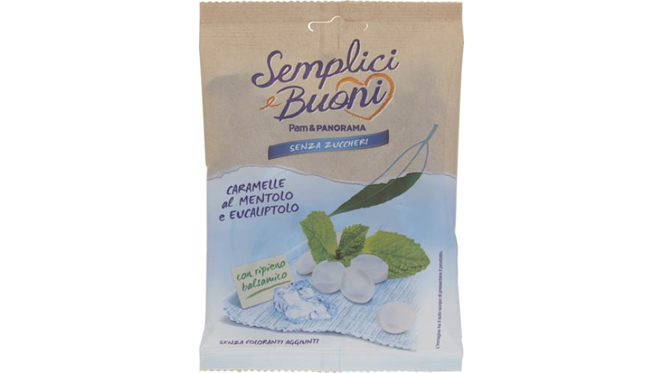 CARAMELLE AL MENTOLO ED EUCALIPTO SENZA ZUCCHERO
