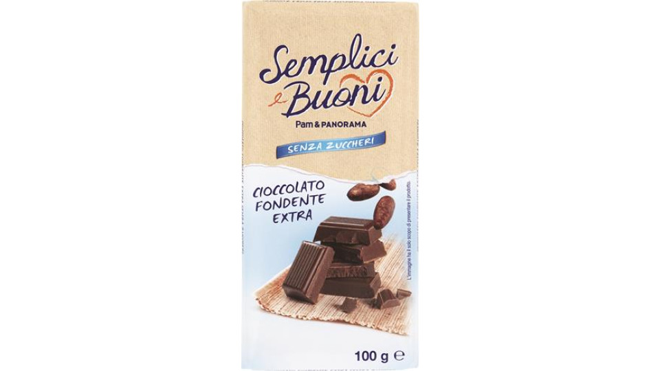 TAVOLETTA DI CIOCCOLATO FONDENTE SENZA ZUCCHERO