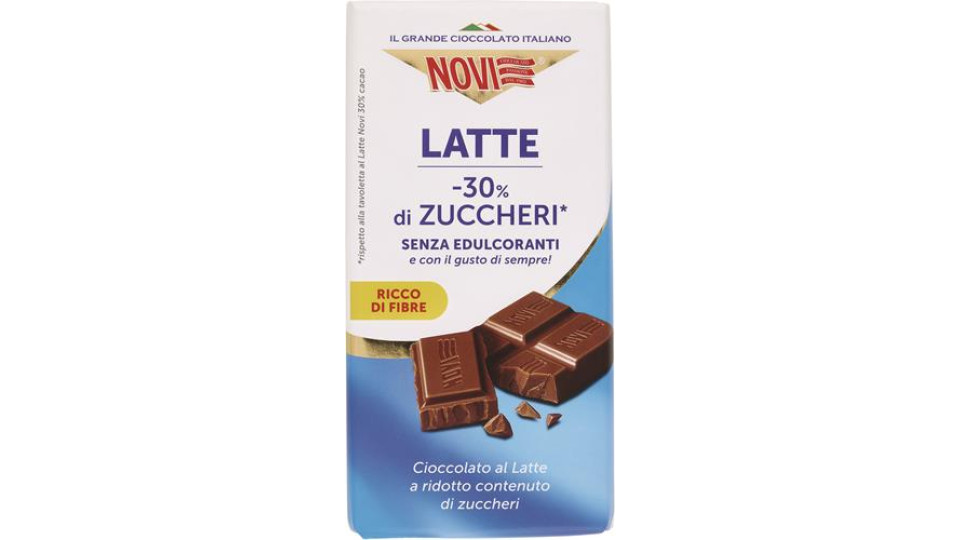 TAVOLETTA DI CIOCCOLATO LATTE -30% ZUCCHERO