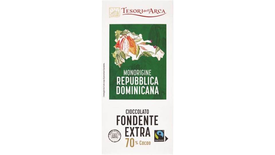 TAVOLETTA DI CIOCCOLATO FONDENTE MONORIGINE REP. DOMINICANA