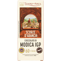 TAVOLETTA DI CIOCCOLATO DI MODICA IGP ARANCIA