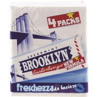 4 CONFEZIONI BROOKLIN SPEARMINT DA 9 LASTRINE