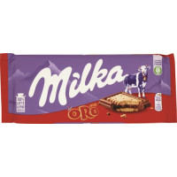 TAVOLETTA DI CIOCCOLATO AL LATTE 100% ALPINO E BISCOTTO ORO SAIWA