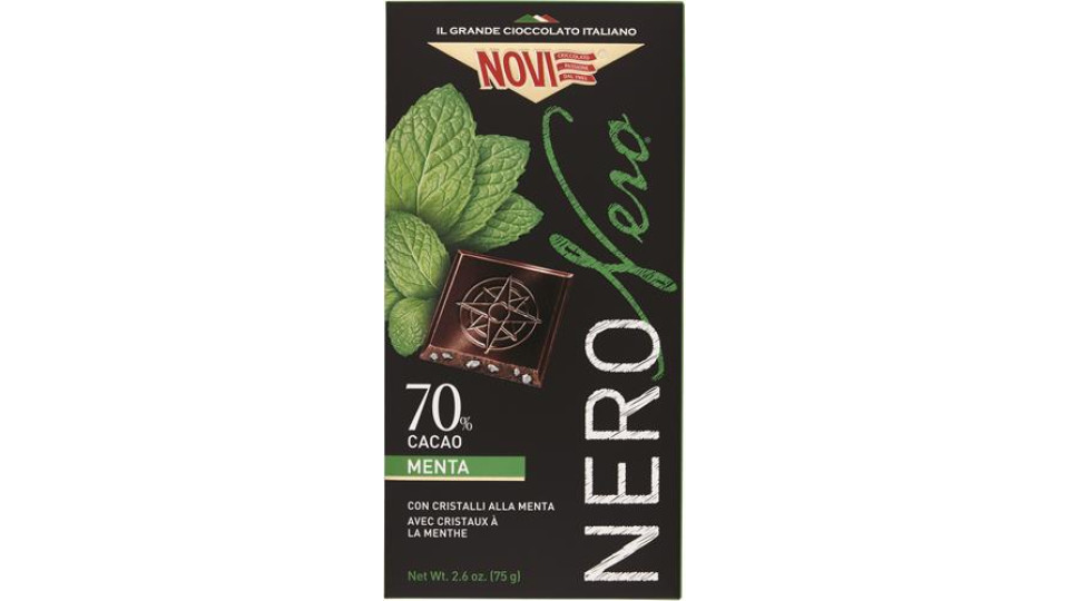 TAVOLETTA DI CIOCCOLATO NERO NERO MENTA