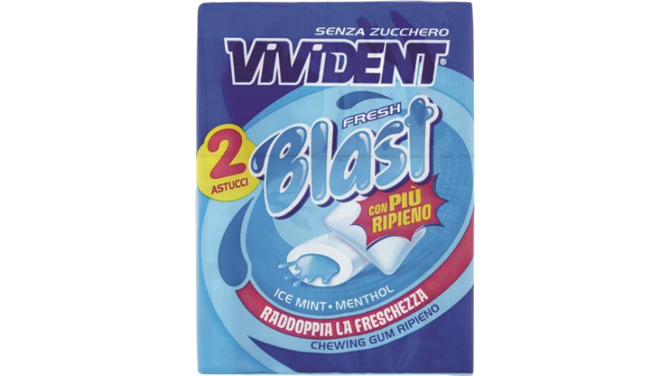 CHEWINGUM FRESH BLAST BLUEX2