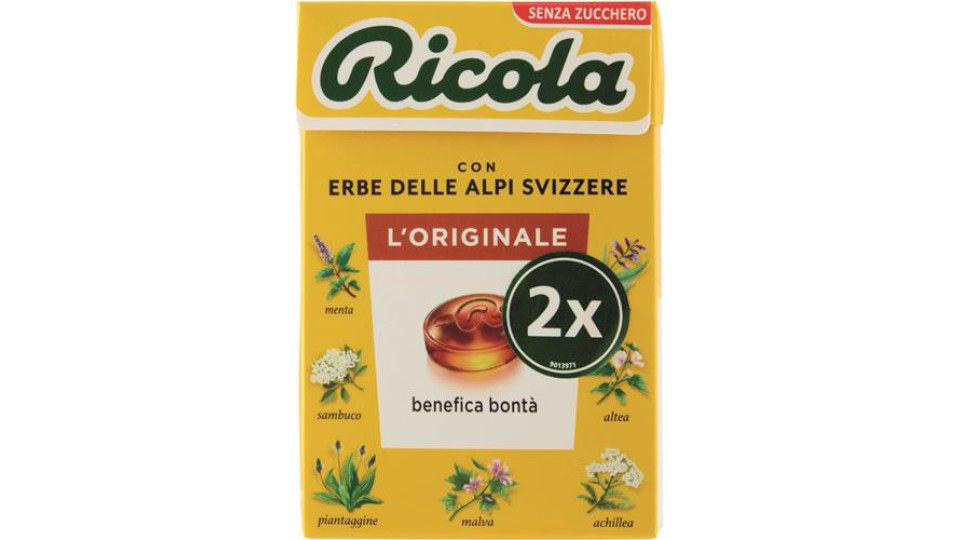CARAMELLE ERBE DELLE ALPI SVIZZERE L'ORIGINALE G50X2