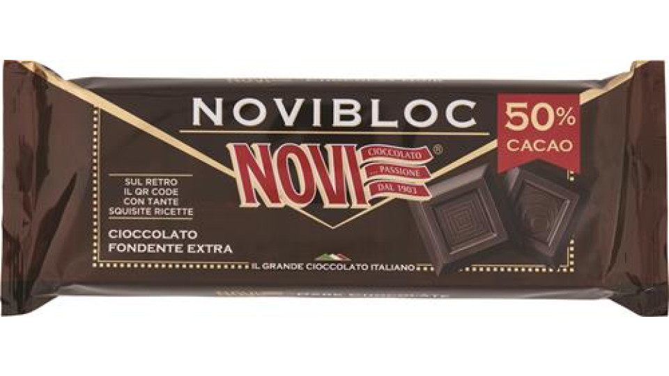 TAVOLETTA DI CIOCCOLATO NOVIBLOC FONDENTE