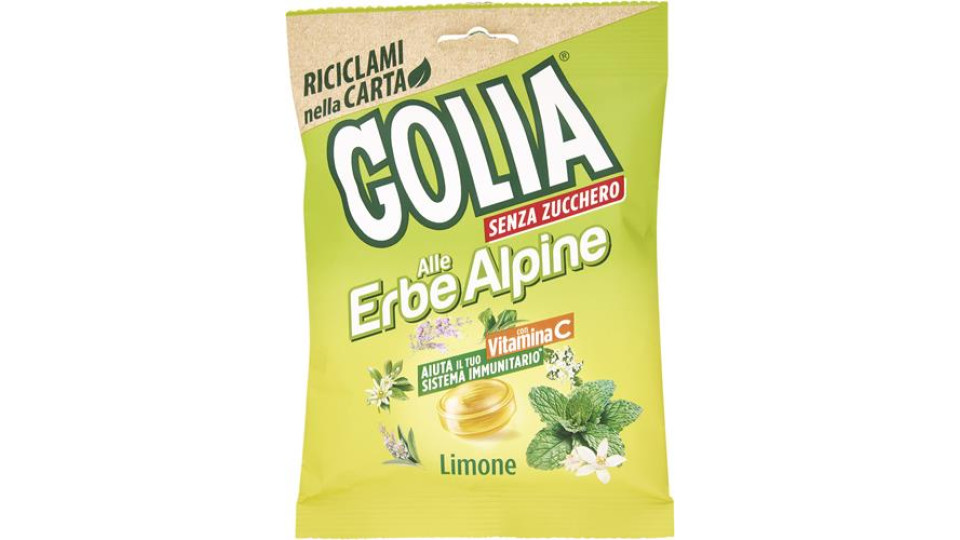 CARAMELLE ERBE ALPINE LIMONE
