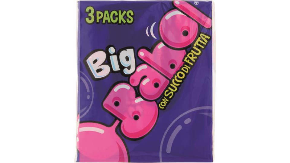 3 CONFEZIONI MEGA BIG BABOL JUICY S Z