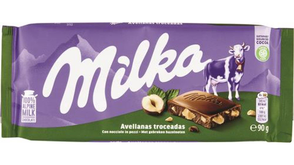 TAVOLETTA DI CIOCCOLATO NOCCIOLE SPEZZATE