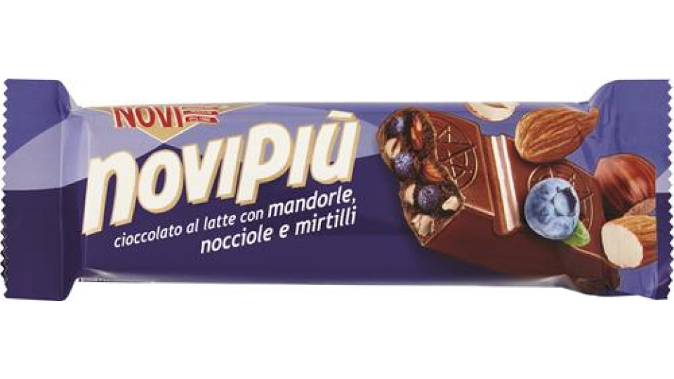 NOVIPIÙ NOCCIOLE /MIRTILLI /MANDORLE 28G X30