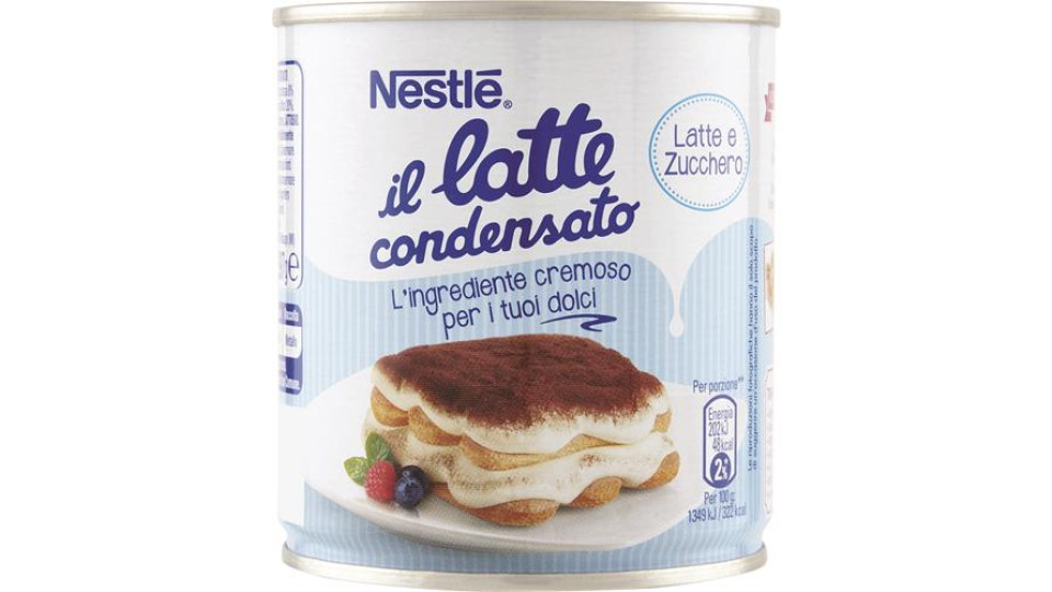 LATTE CONDENSATO ZUCCHERATO LATTA