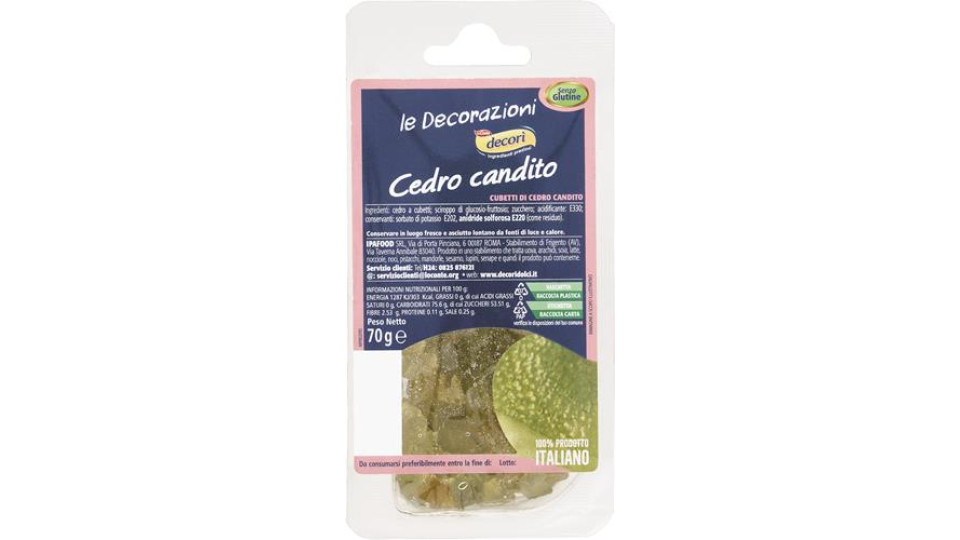 CUBETTI CEDRO