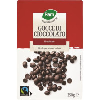 GOCCE DI CIOCCOLATO FONDENTI