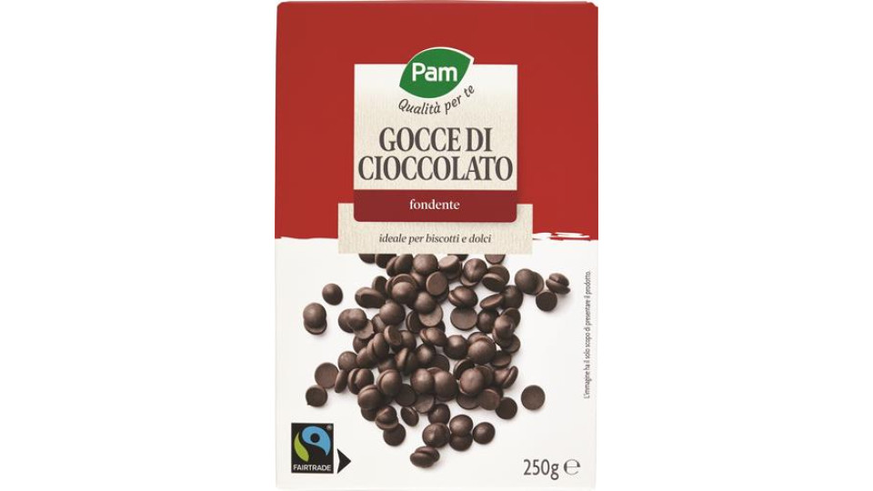 GOCCE DI CIOCCOLATO FONDENTI