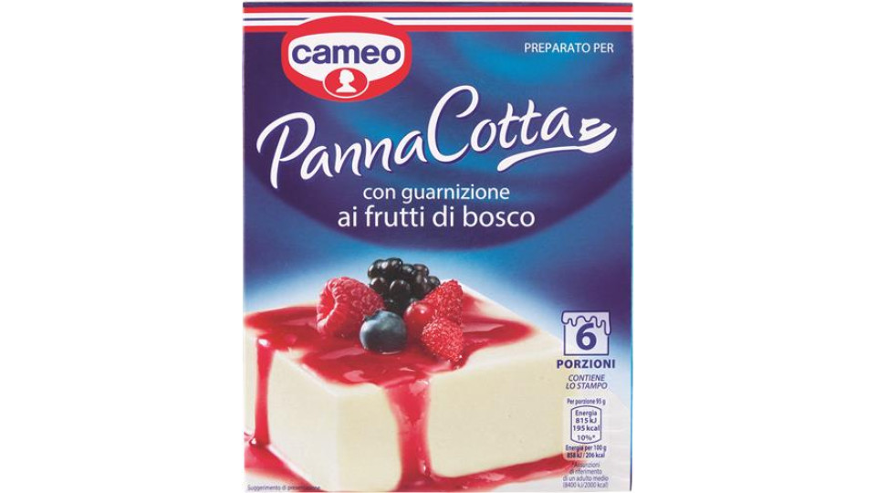 PANNA COTTA AI FRUTTI DI BOSCO 6 PORZIONI