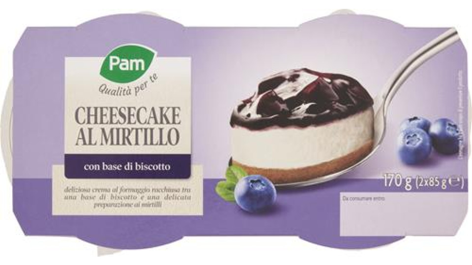 2 CHEESECAKE MIRTILLO