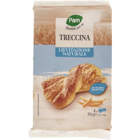 TRECCINE CON ZUCCHERO CRISTALLINO IN SUPERFICIE 6PZ